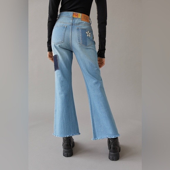 Urban Outfitters BDG High-Waisted Flare Jean - Indigo Craft Size 26 100% Cotton - Picture 3 of 16